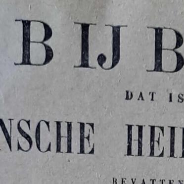 SPANGEBERG Martinus Hendrik gebore 1813 en Anna Magdalena Jacoba van ZYL gebore 1819